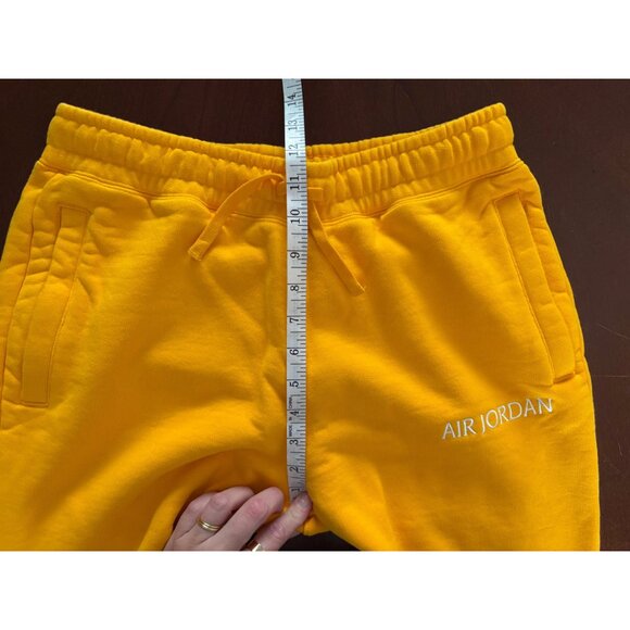 Nike Air Jordan Bright Yellow “Sport Gold” Heavyweight Jogger Sweatpants Men’s S - Picture 10 of 12